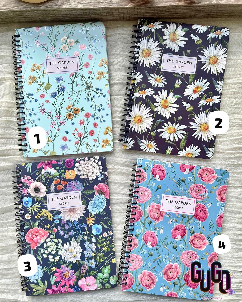 Floral Print Soft Cover Notebook