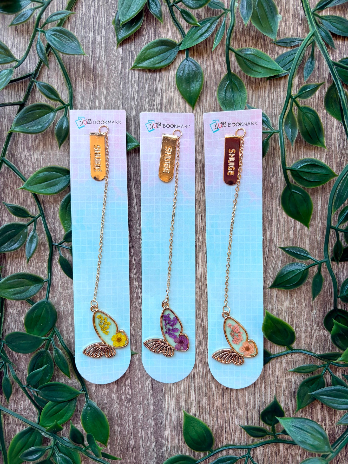 Butterfly Embossed Bookmark