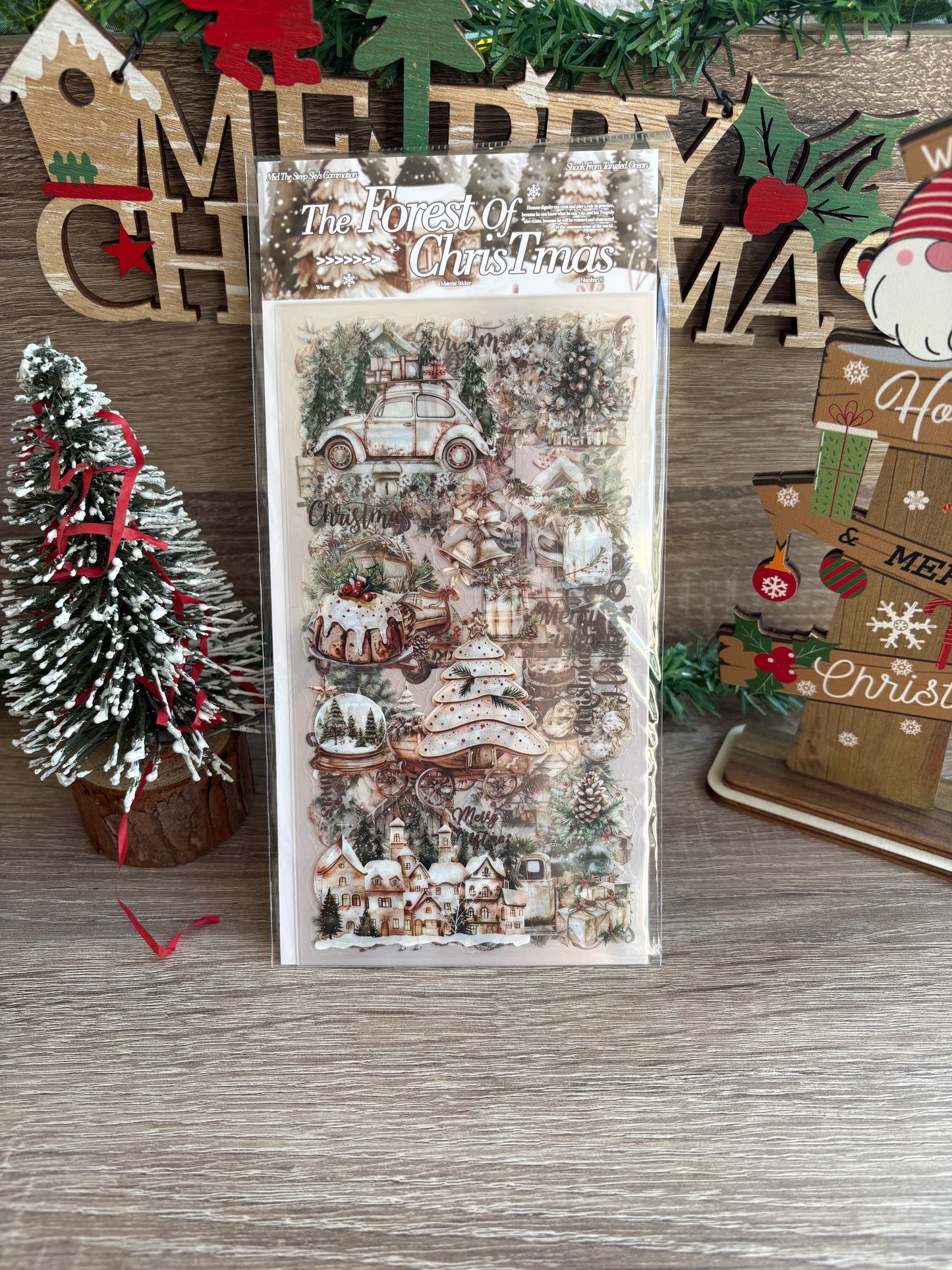 Christmas stickers 6 sheets