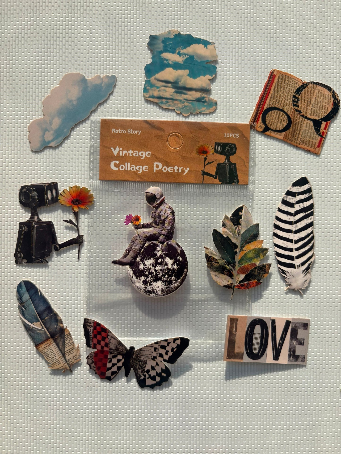 Vintage Collage Poetry