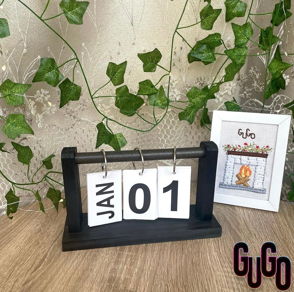 Wooden calendar