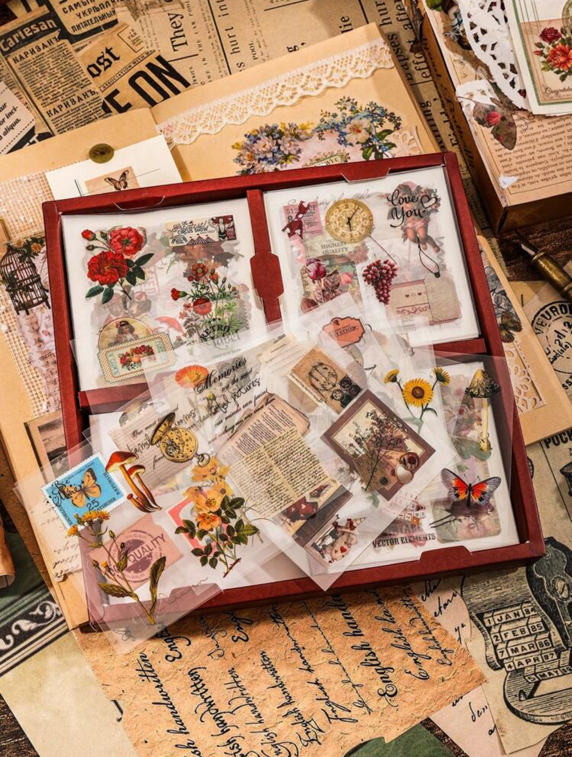 100 sticker sheets