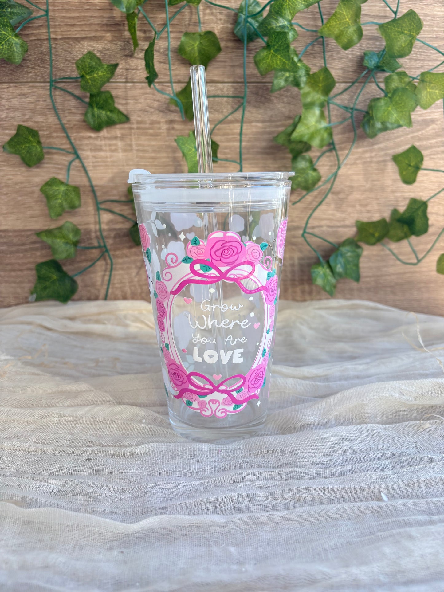 Quoted Glass Mug