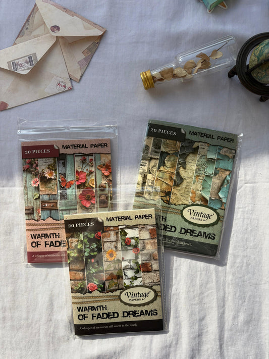 Vintage Material Paper