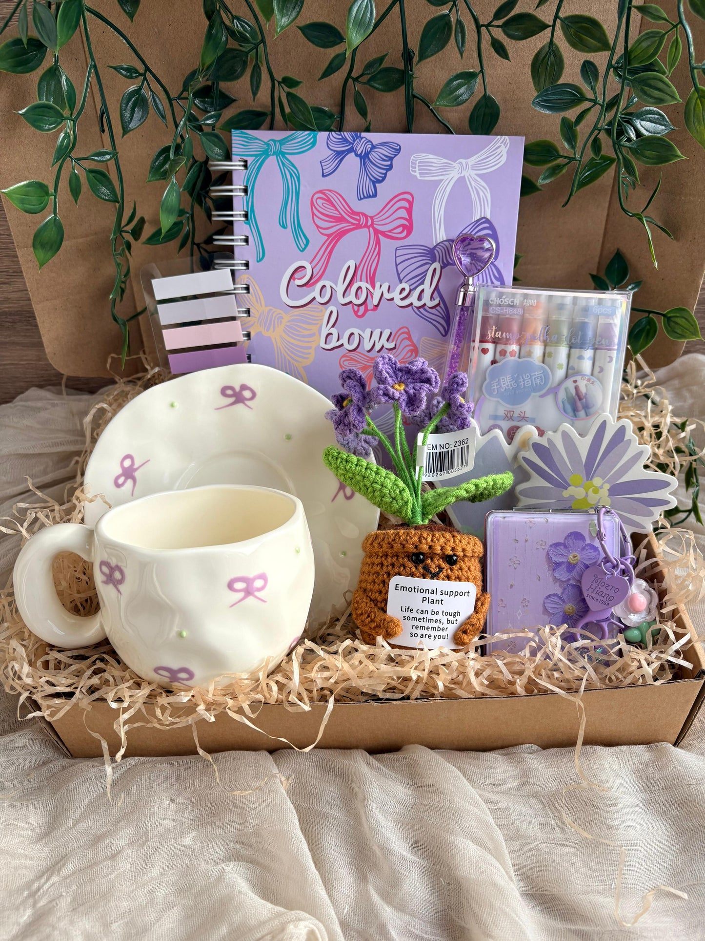 Bow Purple Set