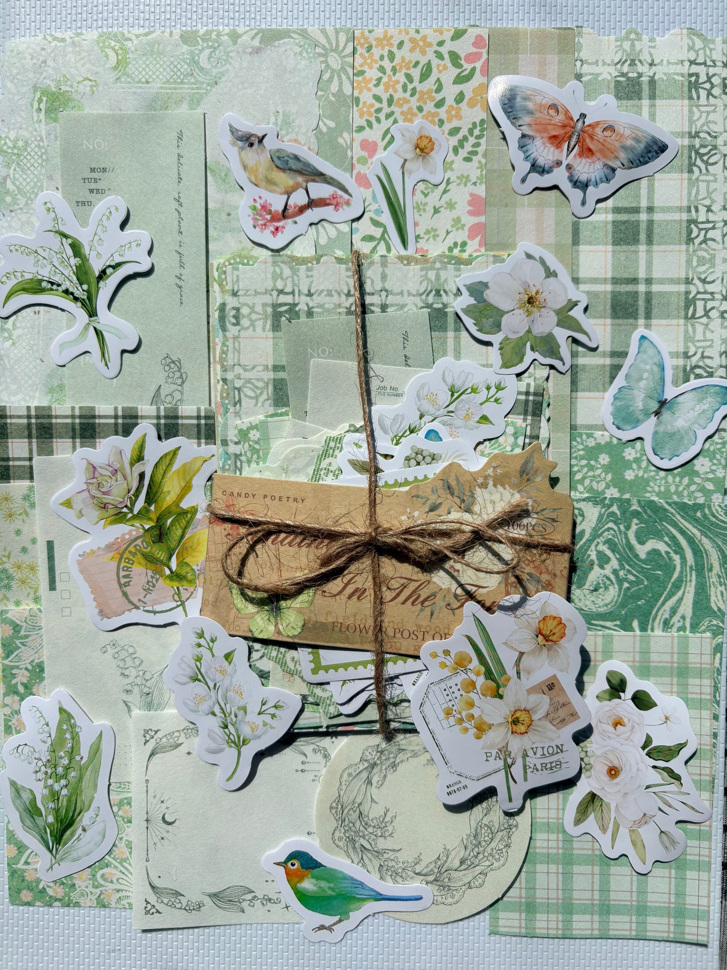 Material paper and Stickers Pack