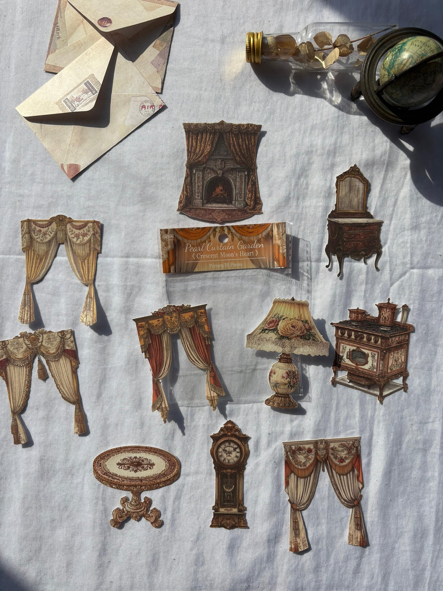 Pearl Curtain Garden Stickers