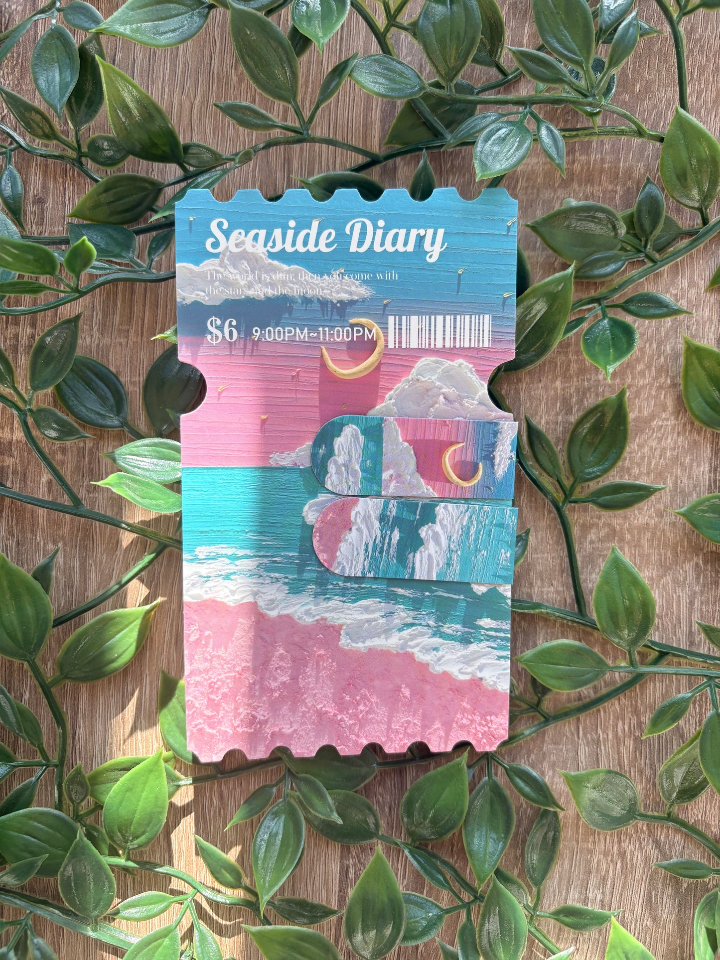 Oil Painted Magnetic Bookmark