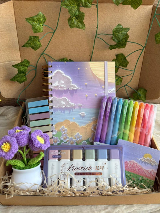 Purple Oil Painting Set