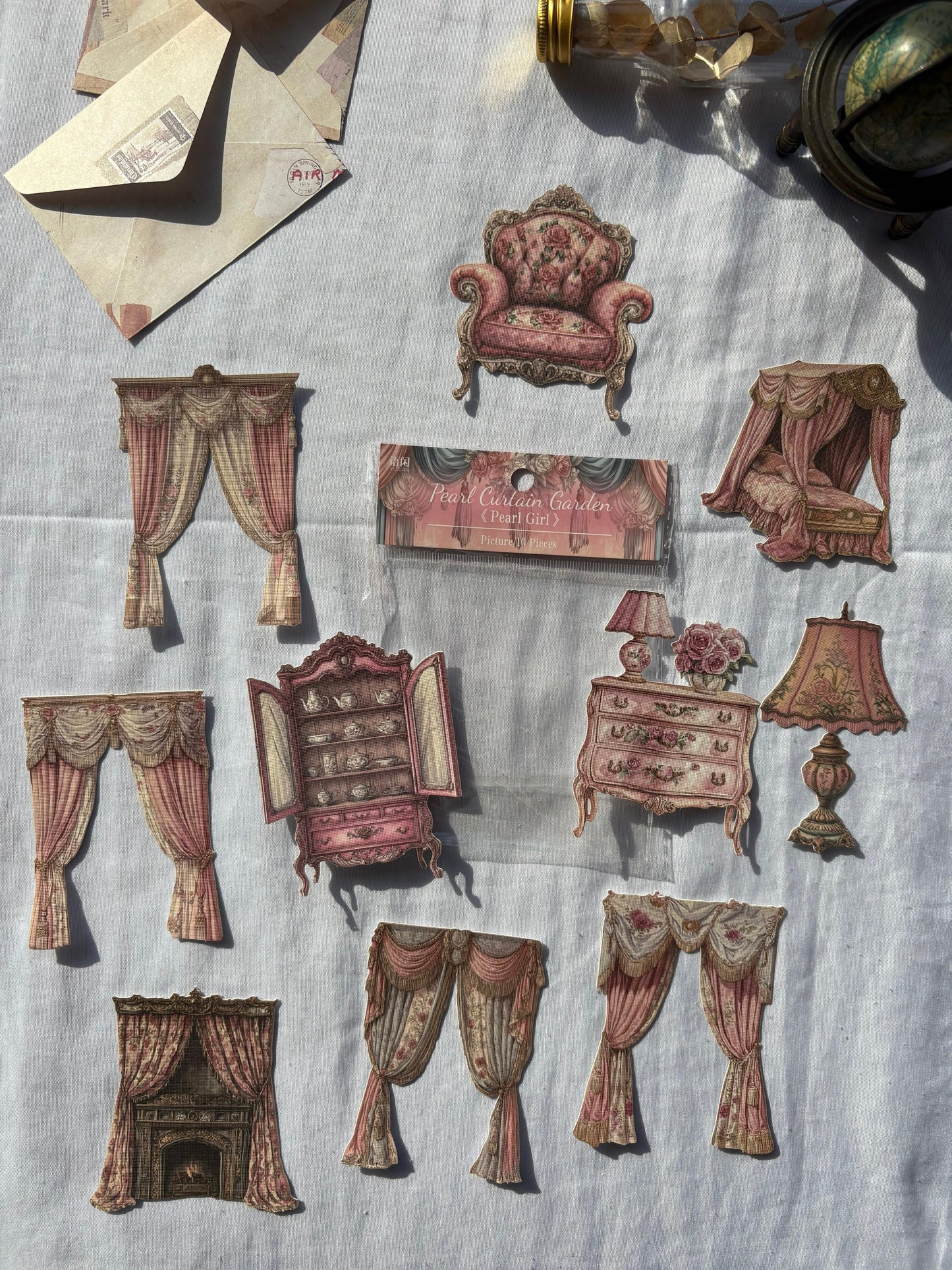 Pearl Curtain Garden Stickers