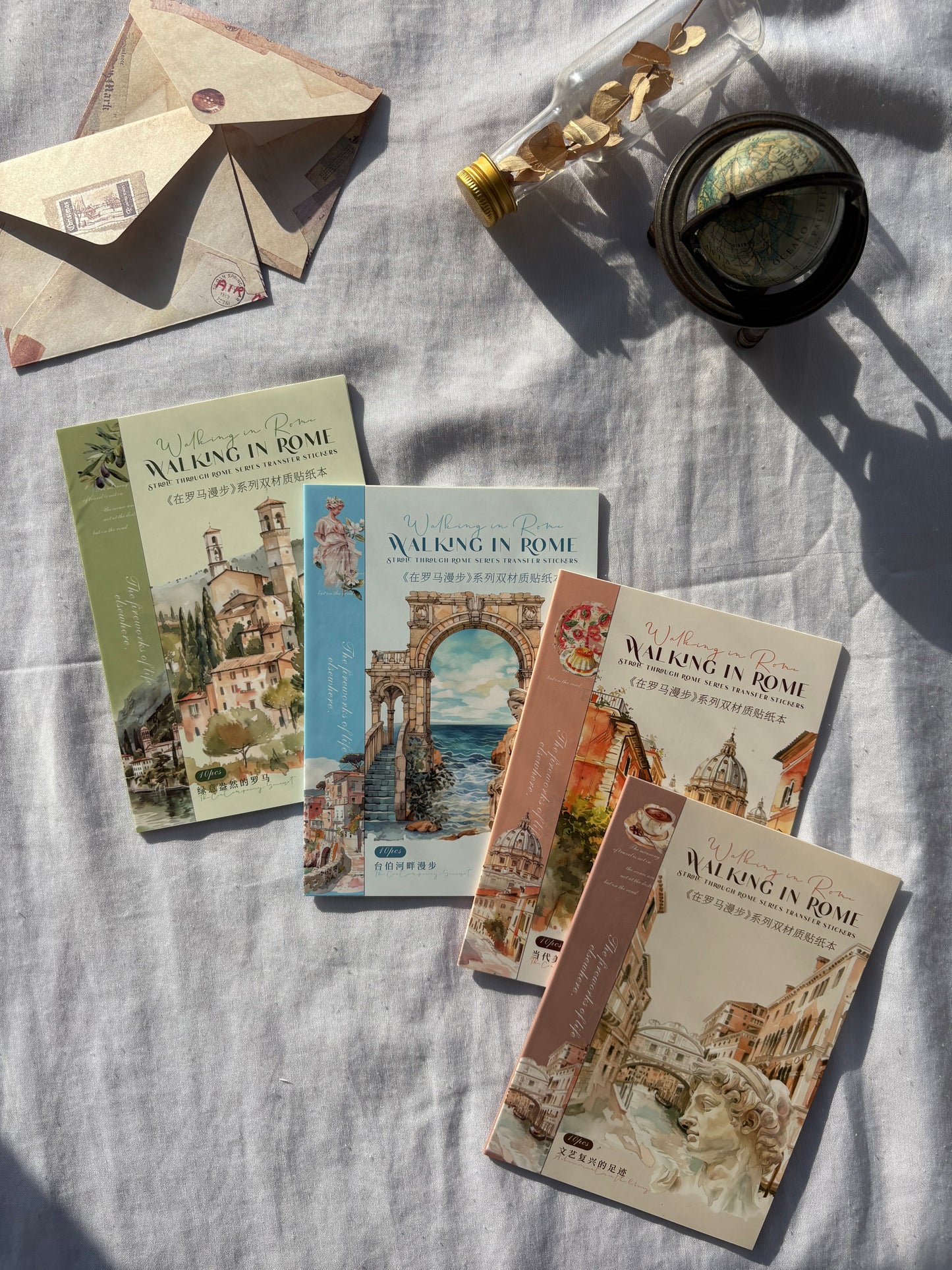 Walking in rome sticker booklets