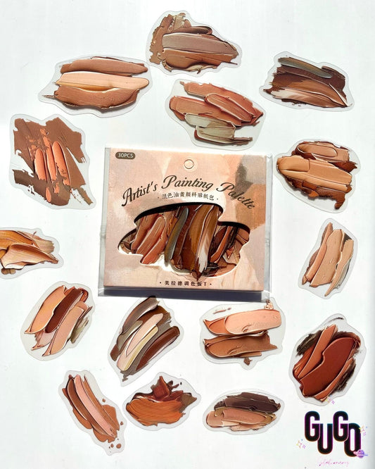Painting Palettes Sticker