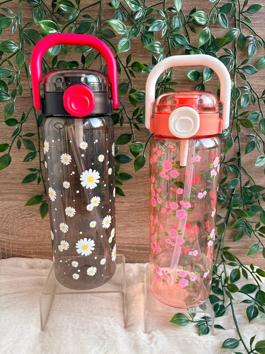 Flower Water Bottle
