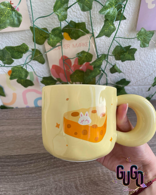 Yellow Bread Ceramic Cup