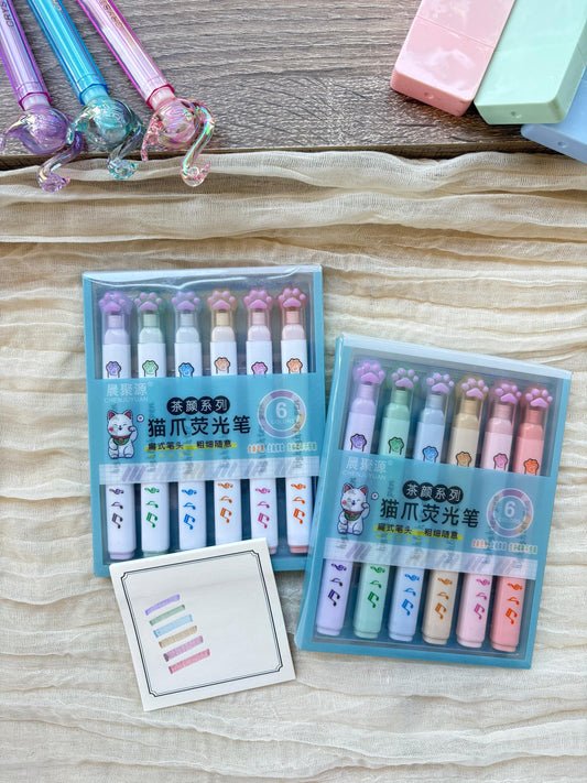 Cat paw Highlighters