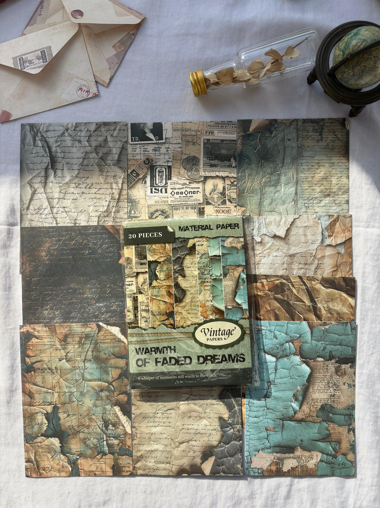 Vintage Material Paper