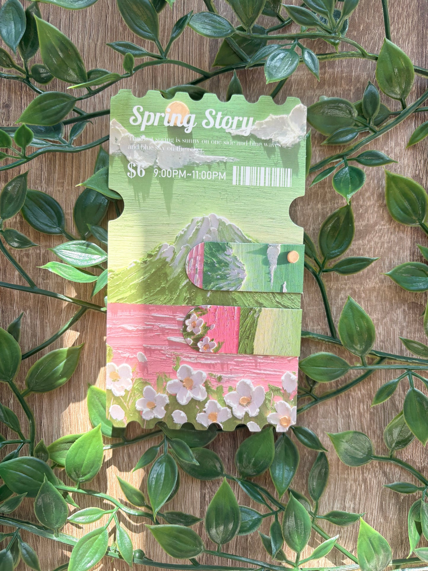 Oil Painted Magnetic Bookmark