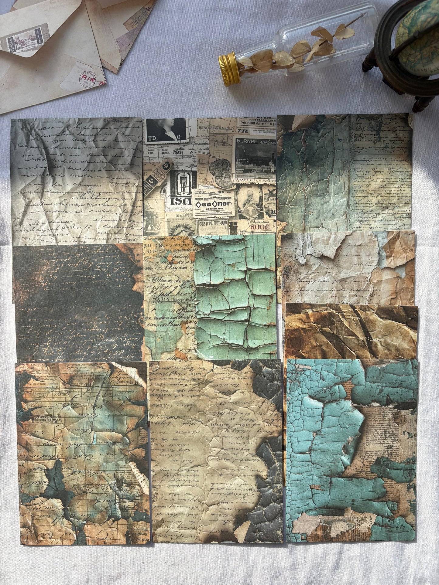 Vintage Material Paper