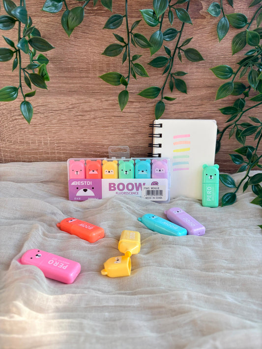 Cute Mini Highlighter Set