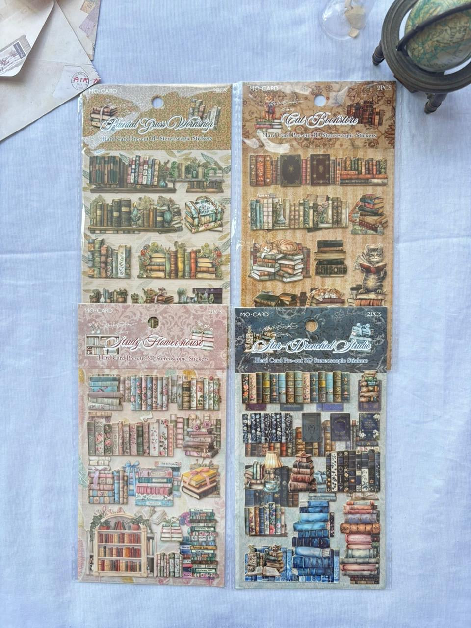 3D Card Book Stickers