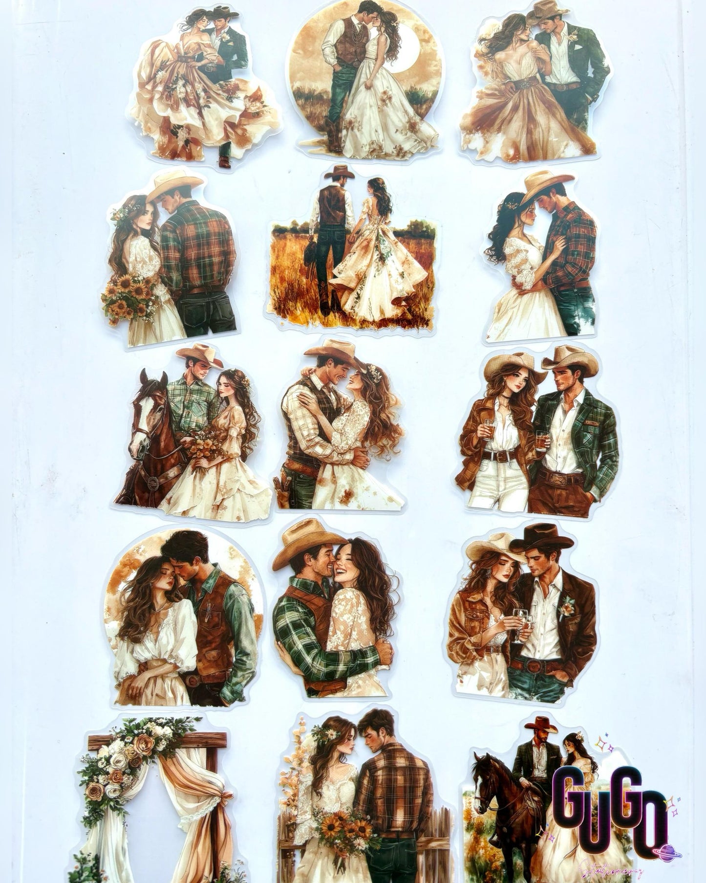 Couple Character Stickers