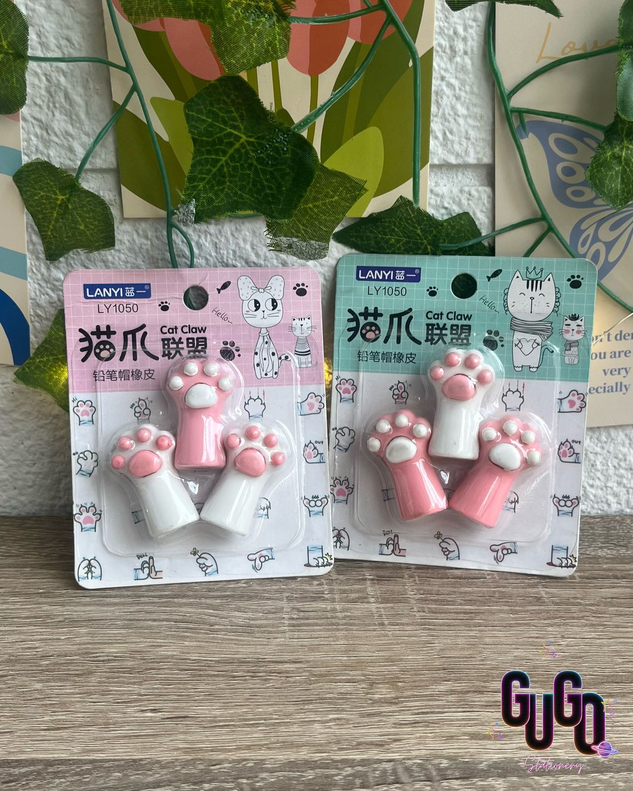 Cat Paw Erasers