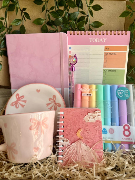Pink Bow Set