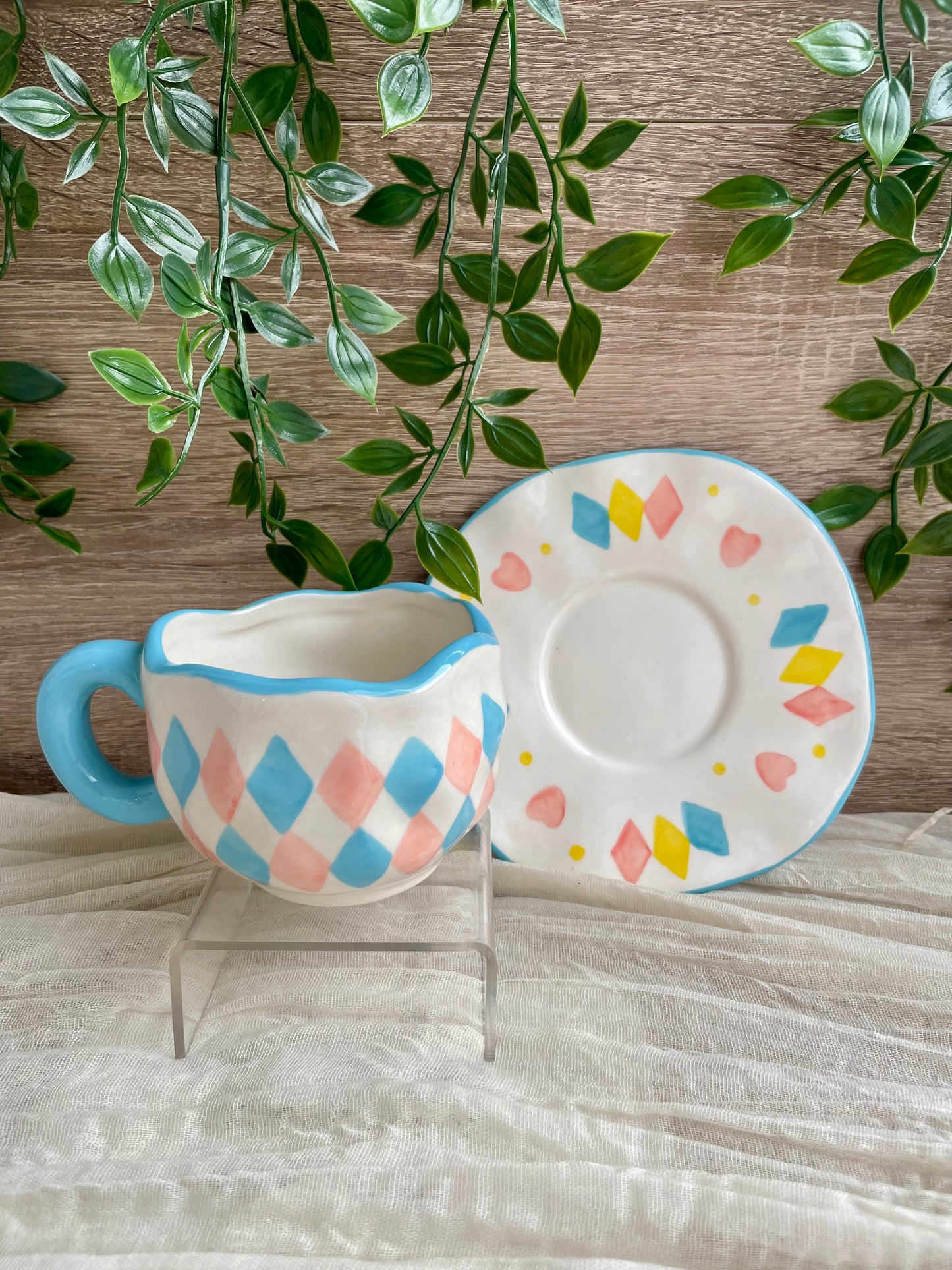 Blue & Pink Mug