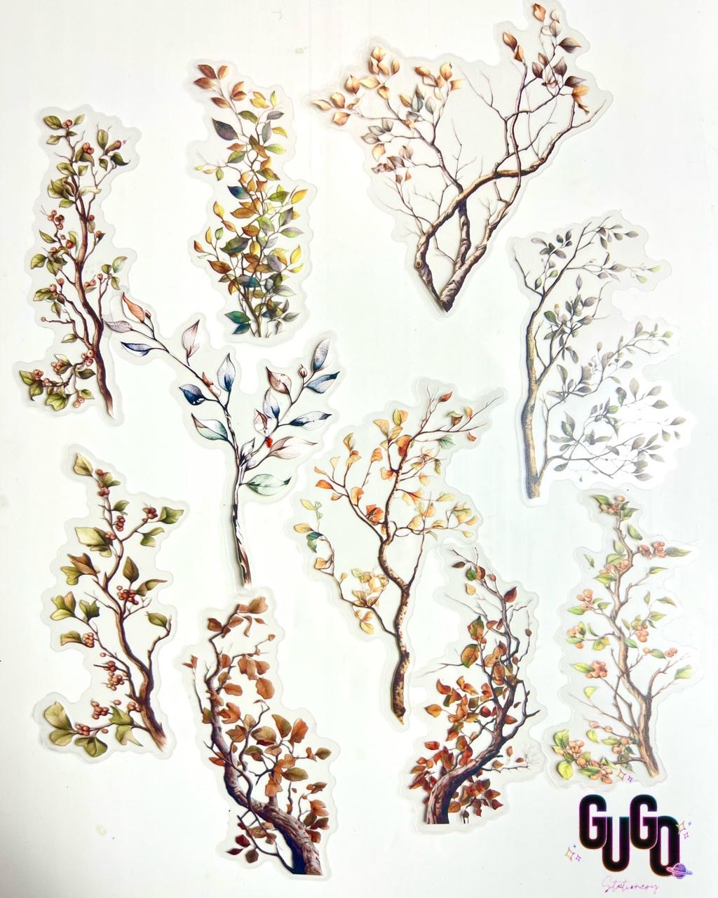 Branch and Leaf Sticker Pack