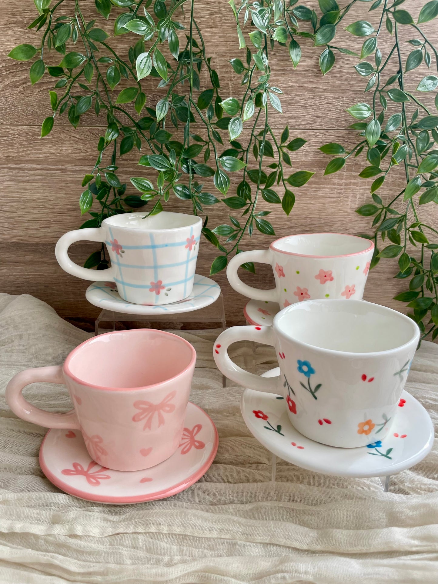 Flowery Mugs