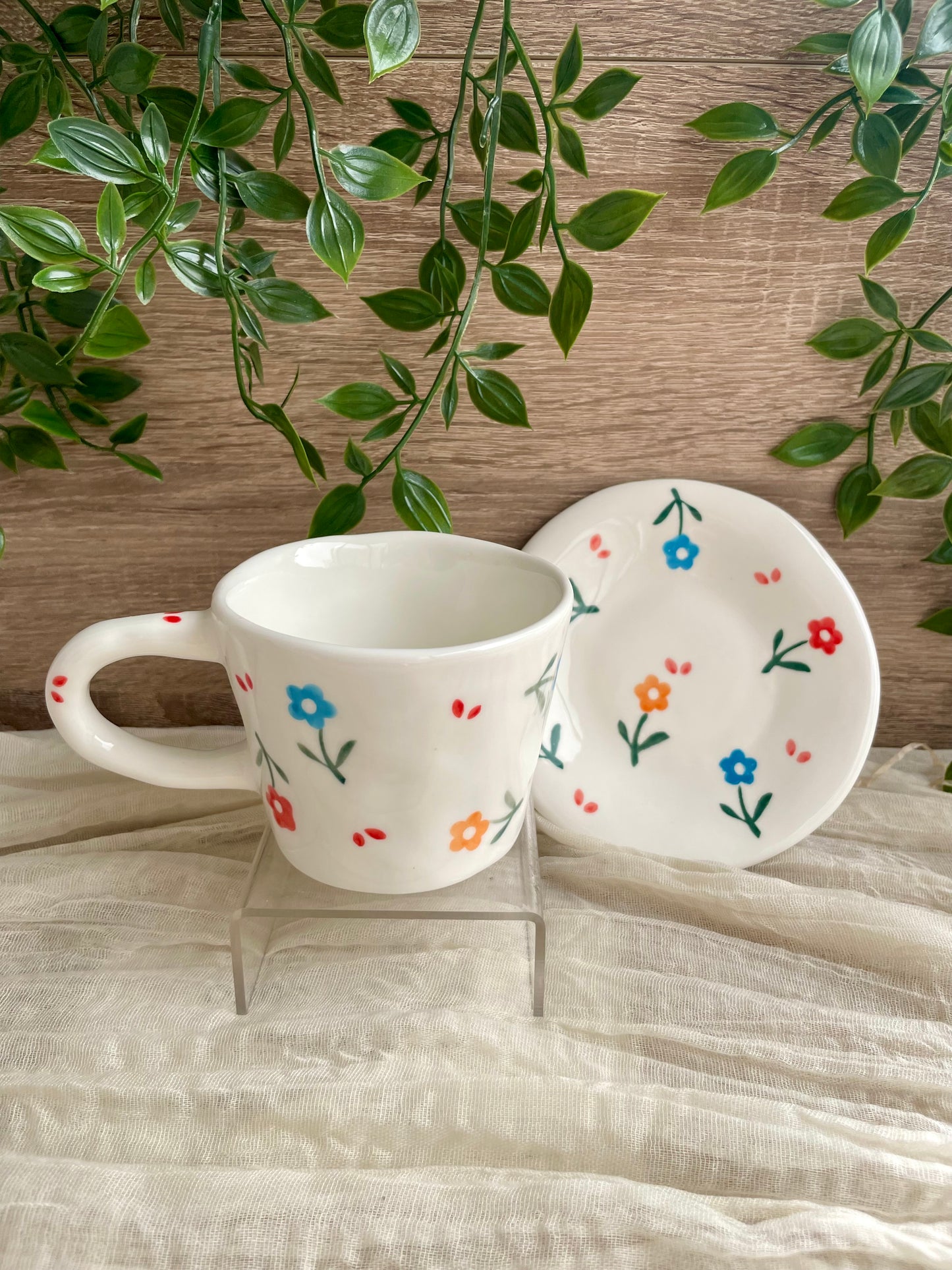 Flowery Mugs