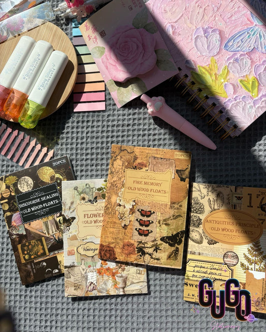 Vintage sticker booklet