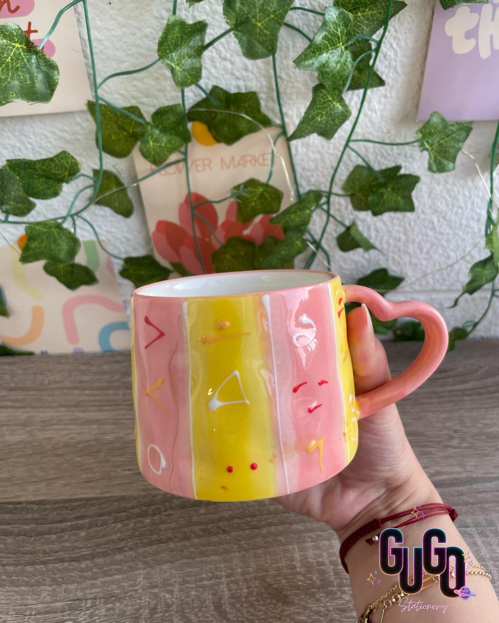 Painted Ceramic Mug