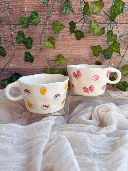 Rainbow - Bow Mugs