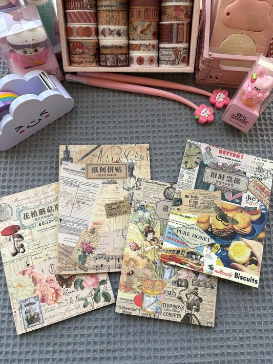 Vintage Style Sticker Booklet