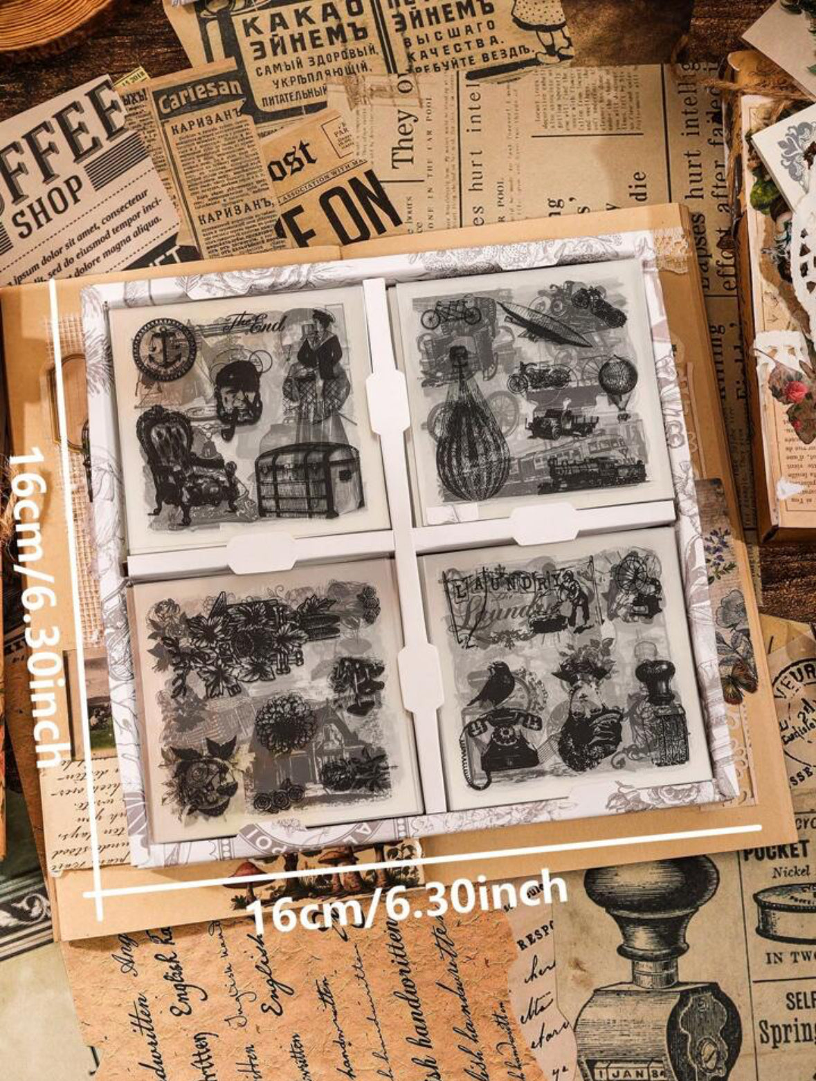100 sticker sheets