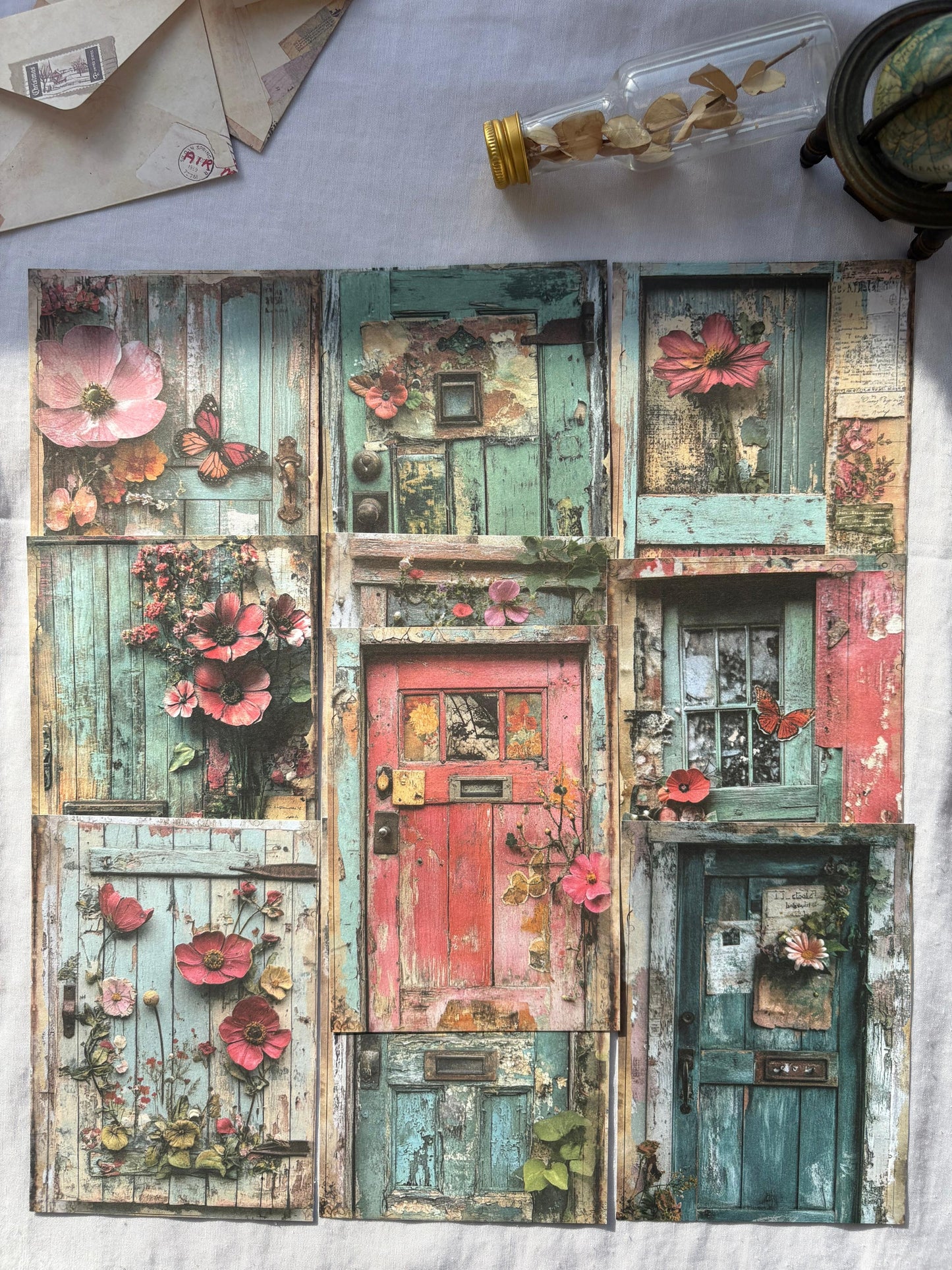 Vintage Material Paper