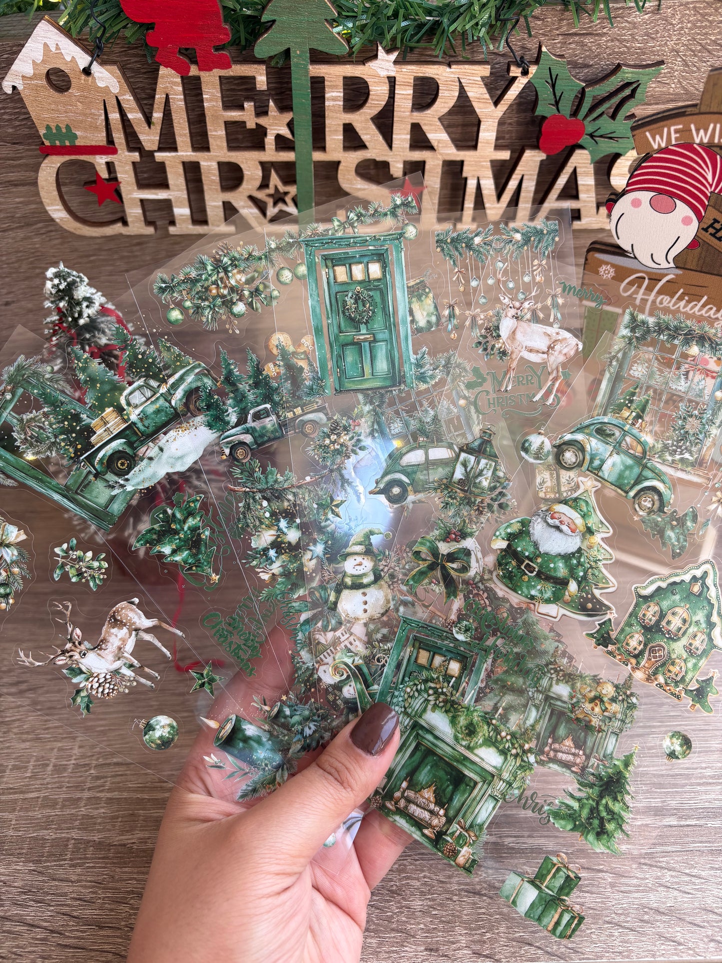 Christmas stickers 6 sheets