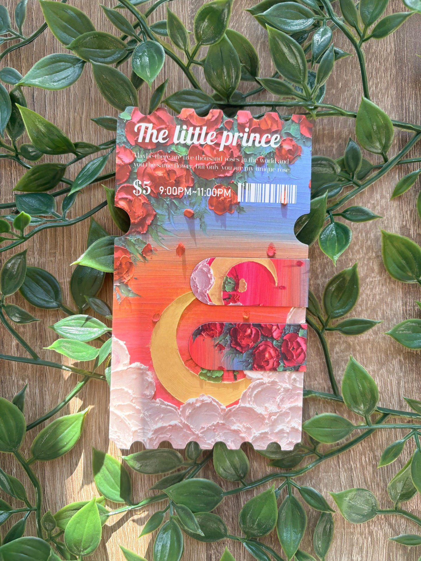 Oil Painted Magnetic Bookmark