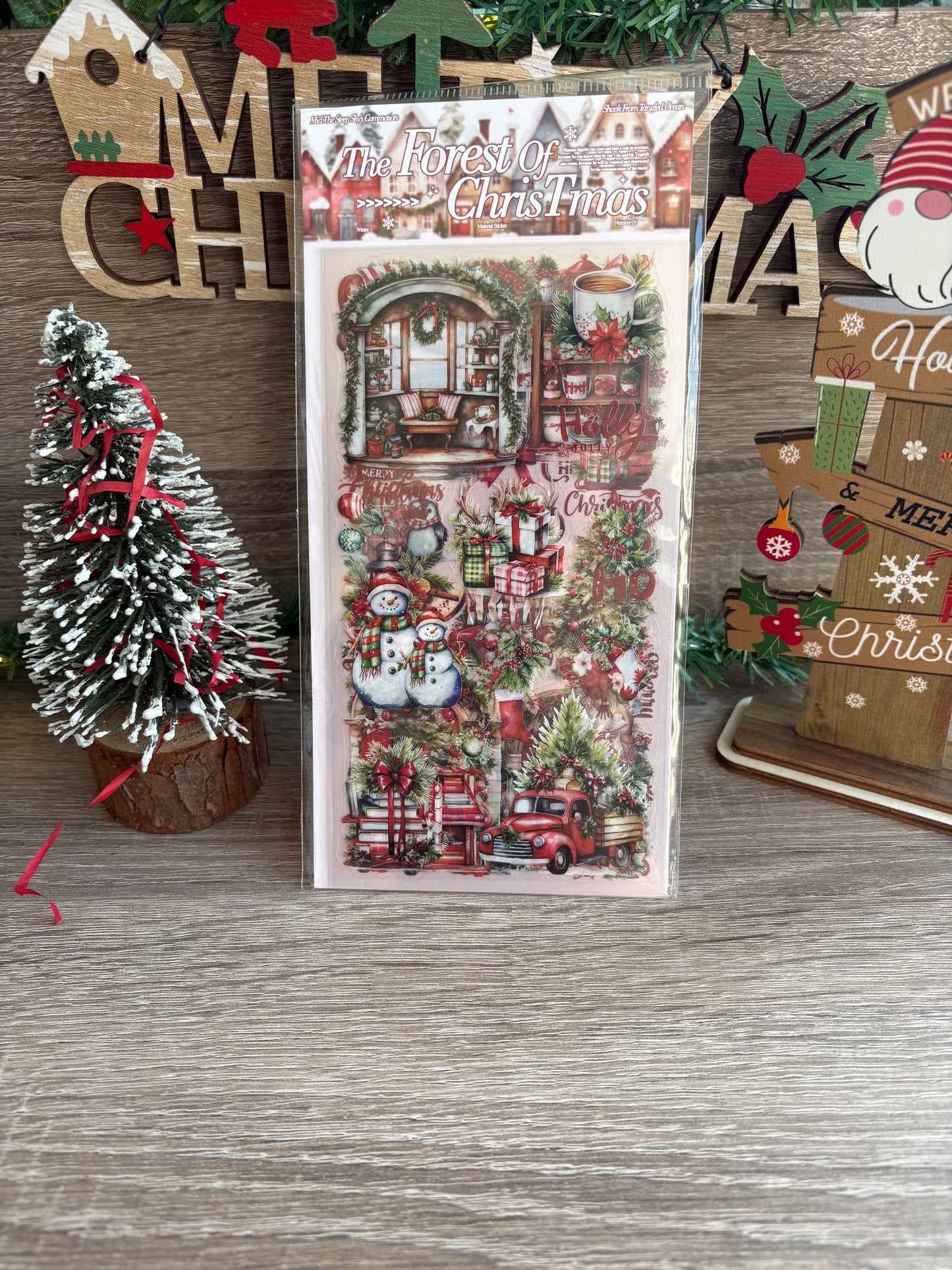 Christmas stickers 6 sheets