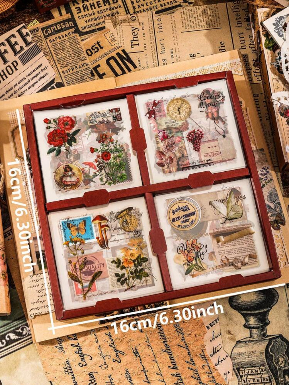 100 sticker sheets