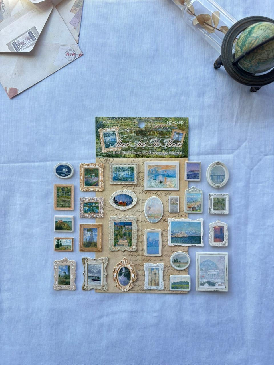 3D Card Famous Painting Stickers