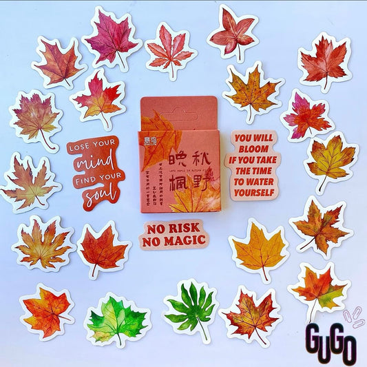 Fall Leaf Stickers