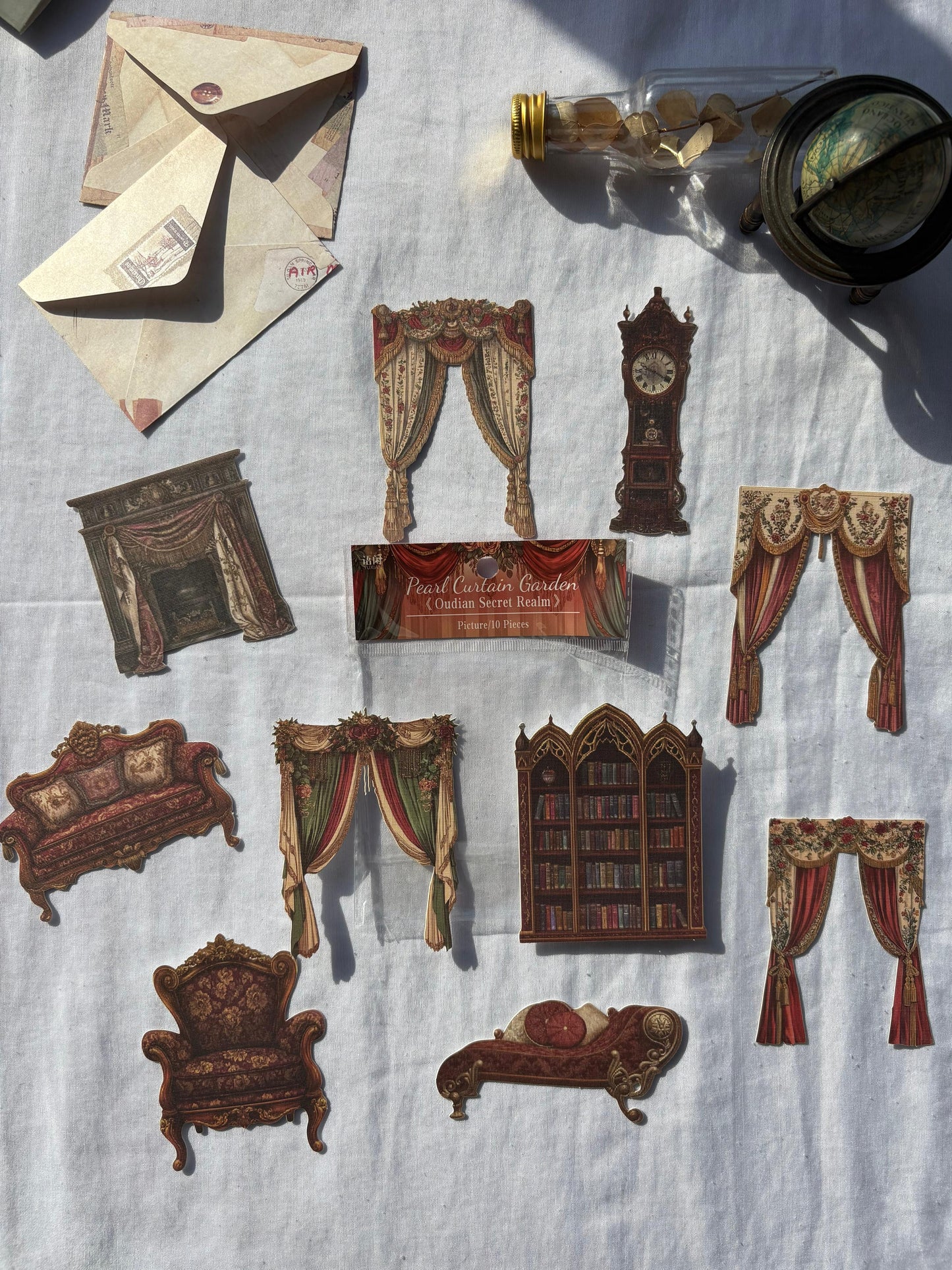 Pearl Curtain Garden Stickers