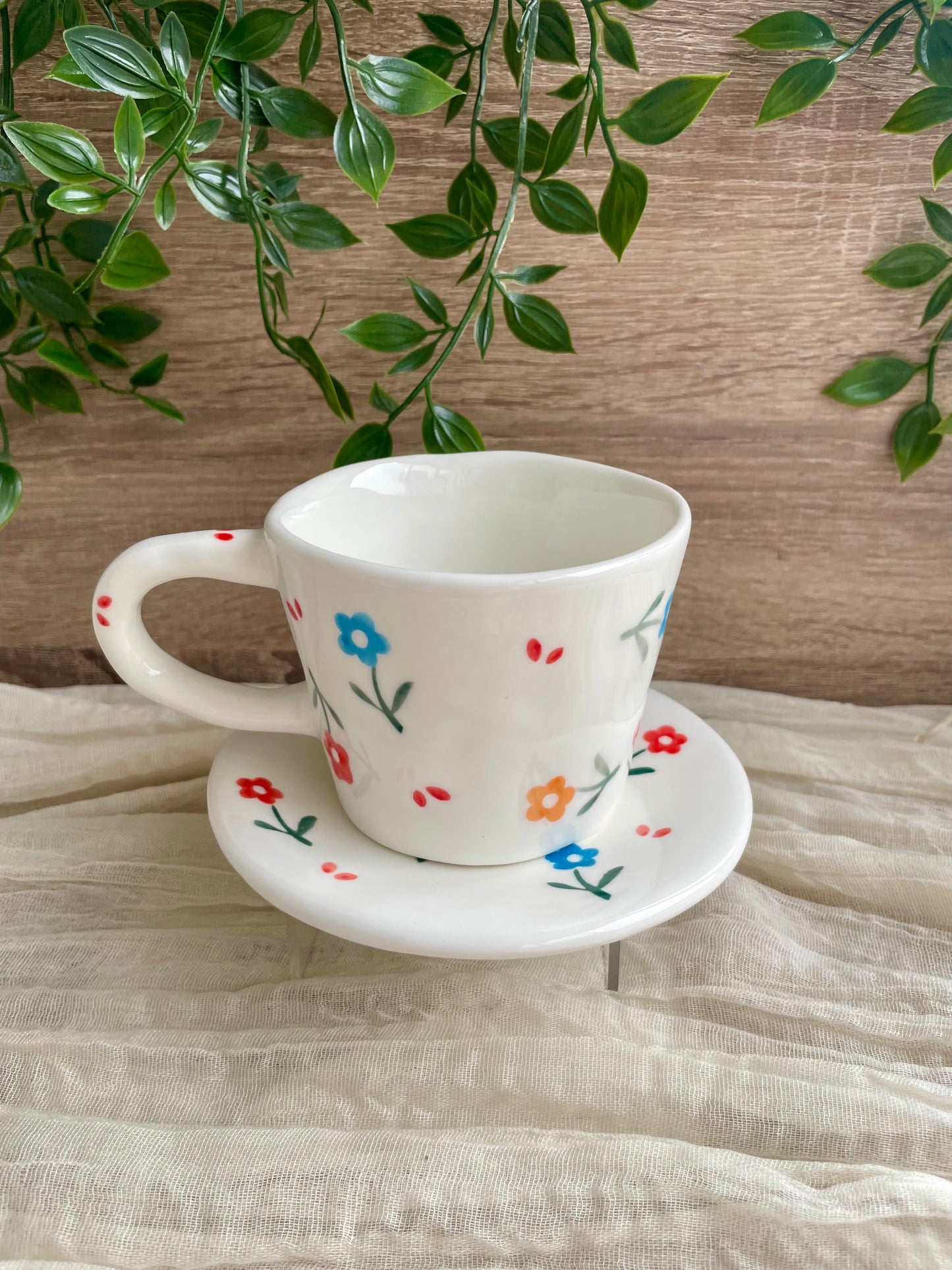 Flowery Mugs
