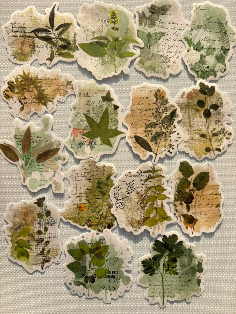 Stained Paper Stickers