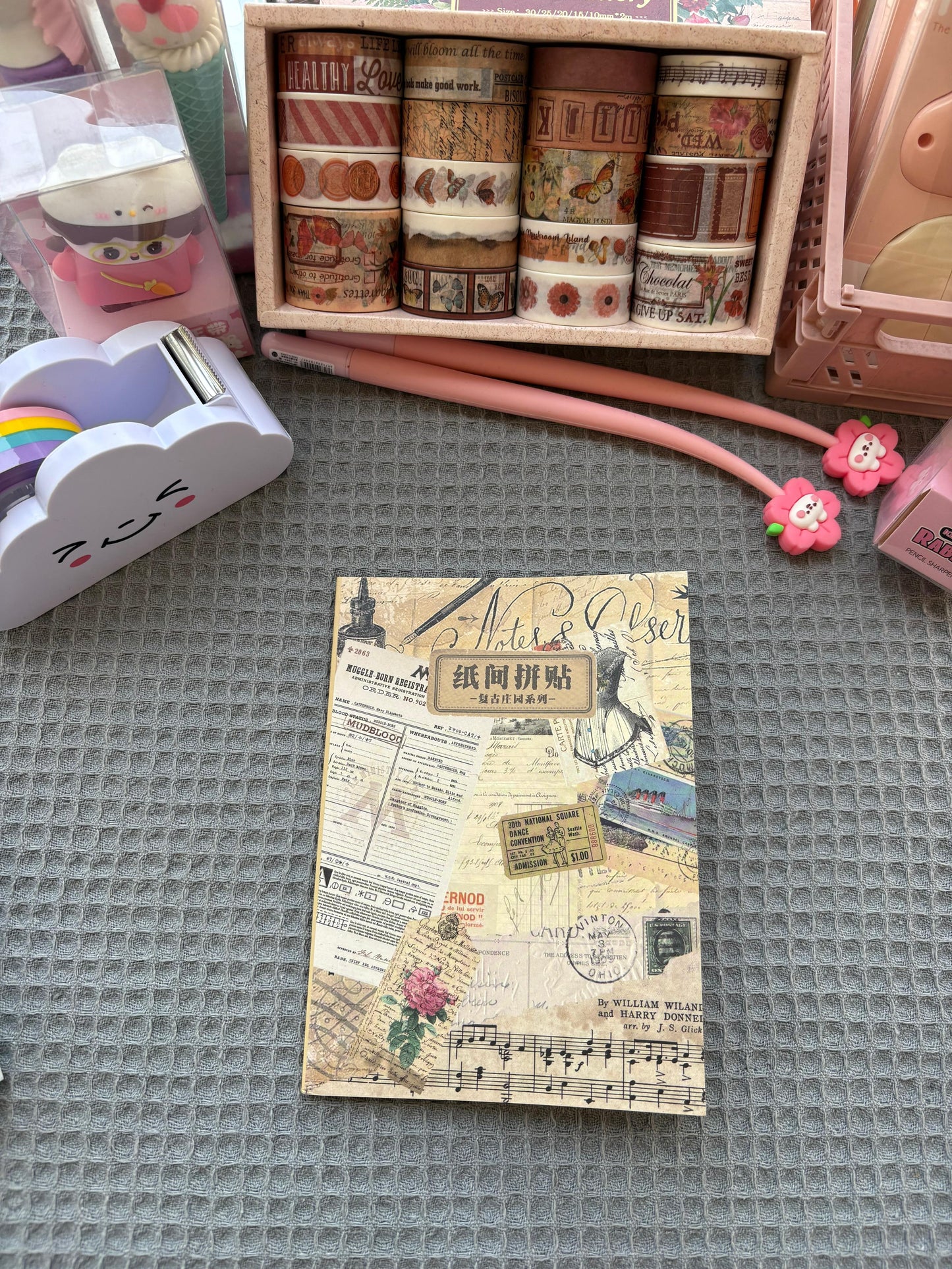 Vintage Style Sticker Booklet