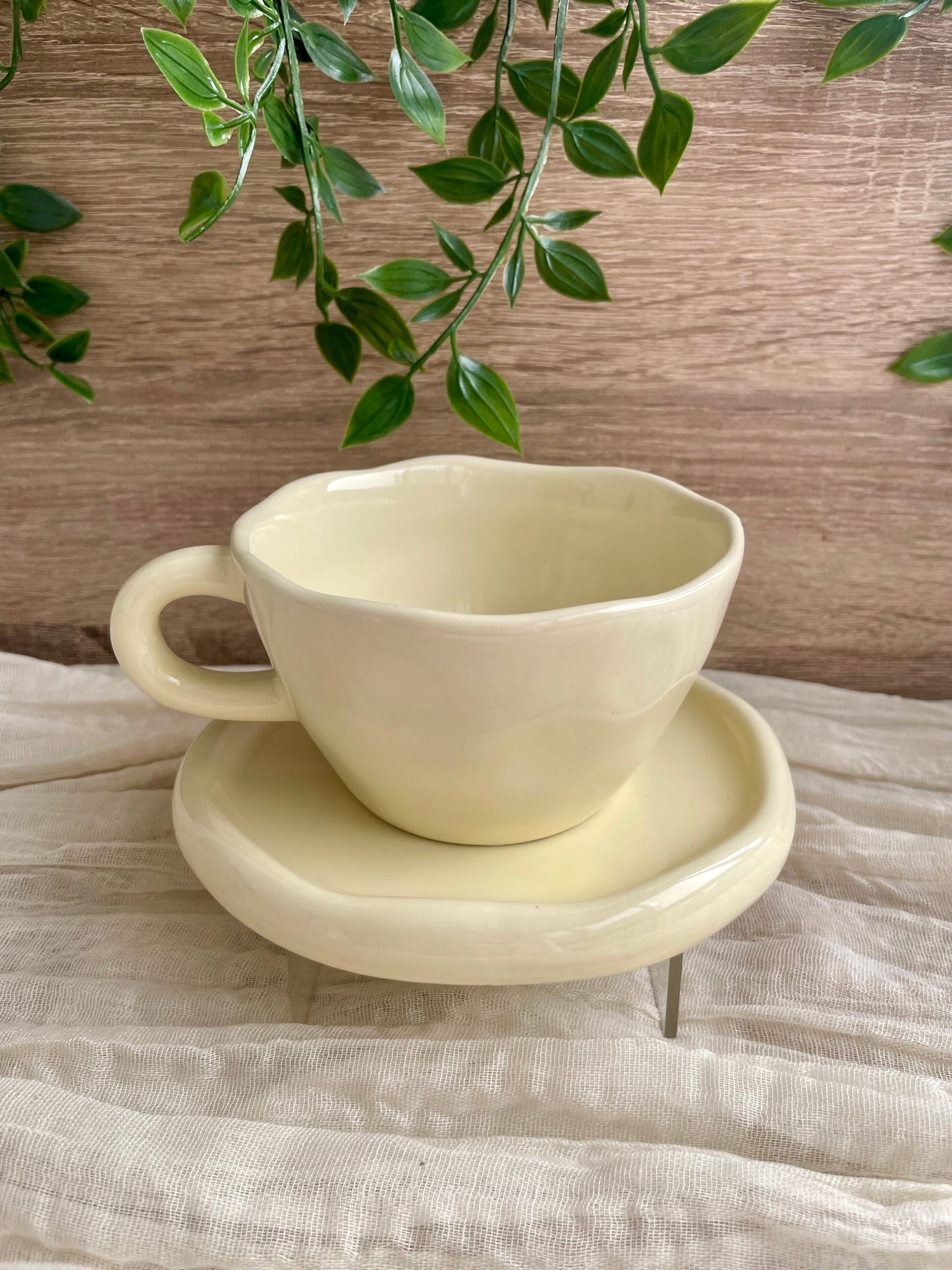 Plain Mug & Saucer
