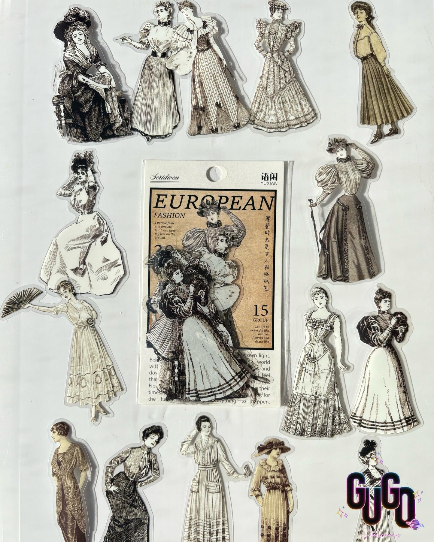 Vintage Character Stickers