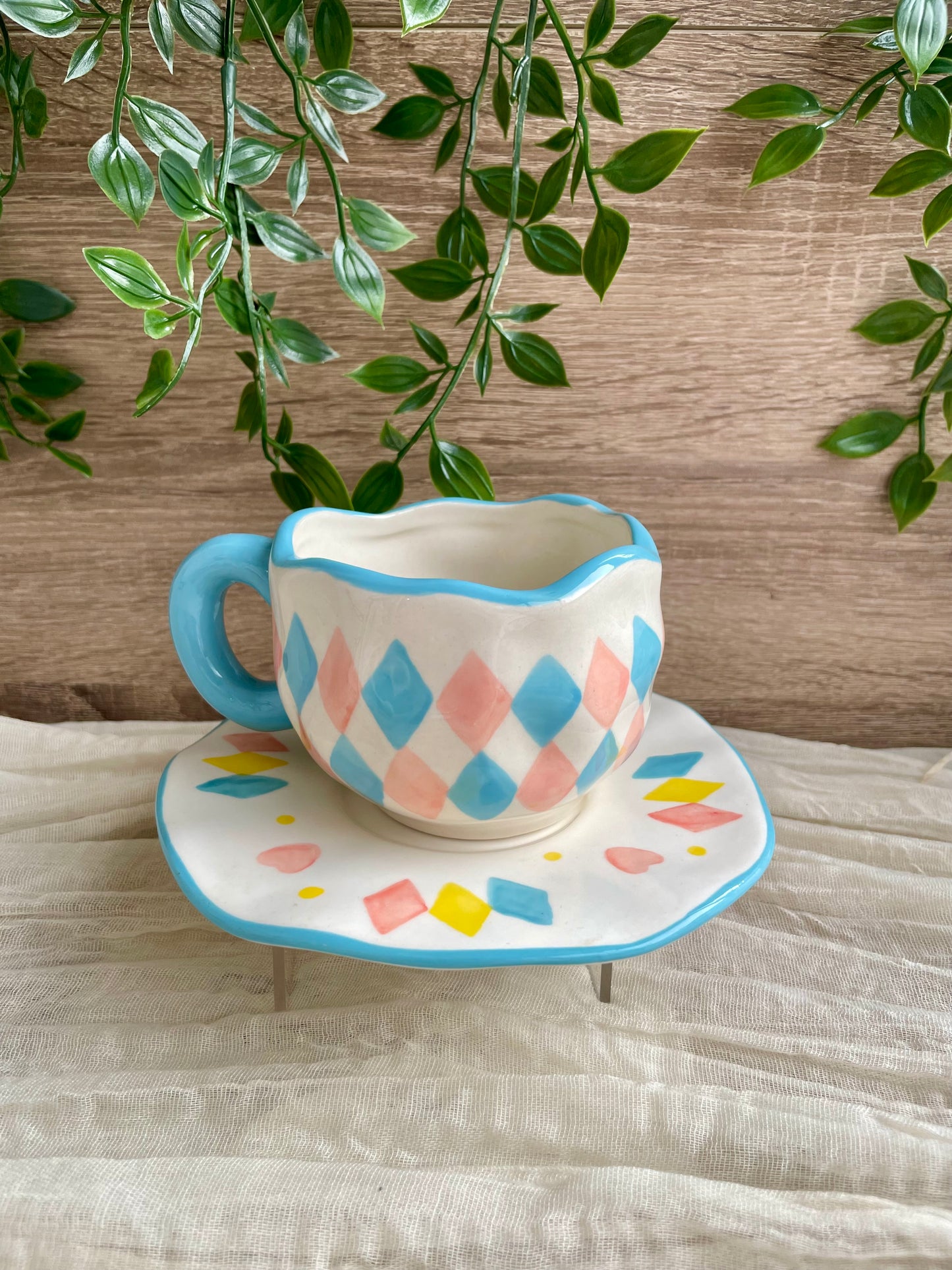 Blue & Pink Mug